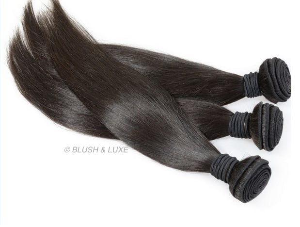 Premium Raw Silk-Straight Human Hair Bundles