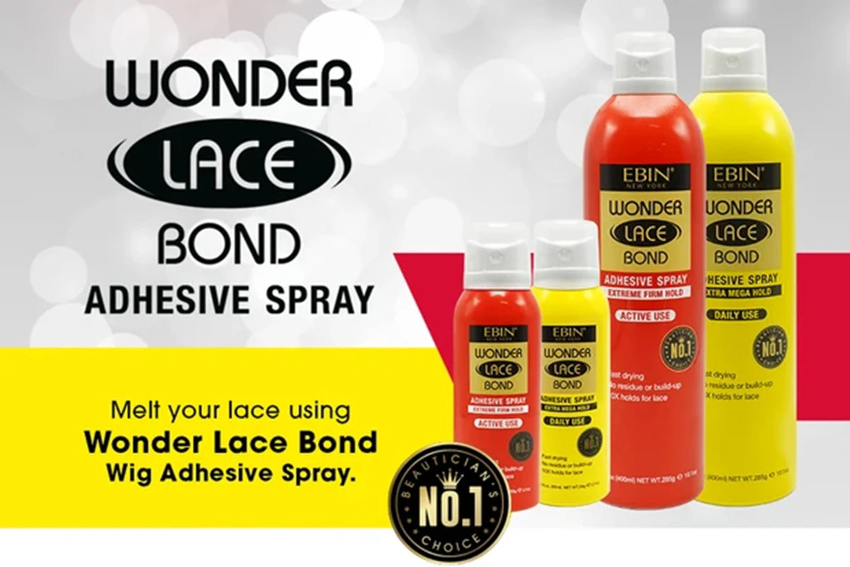 Ebin Wonder Lace Bond Adhesive Melting Spray