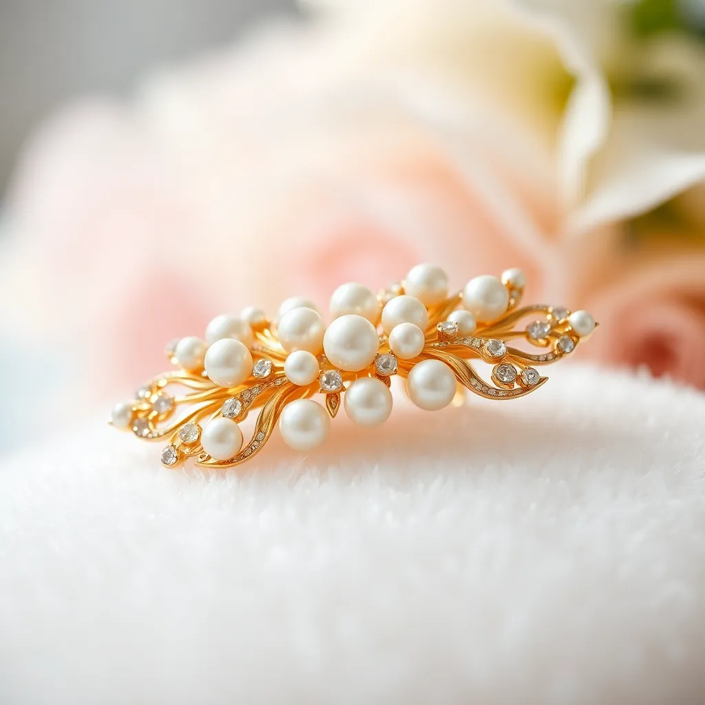 Pearl Jewel Hair Clip