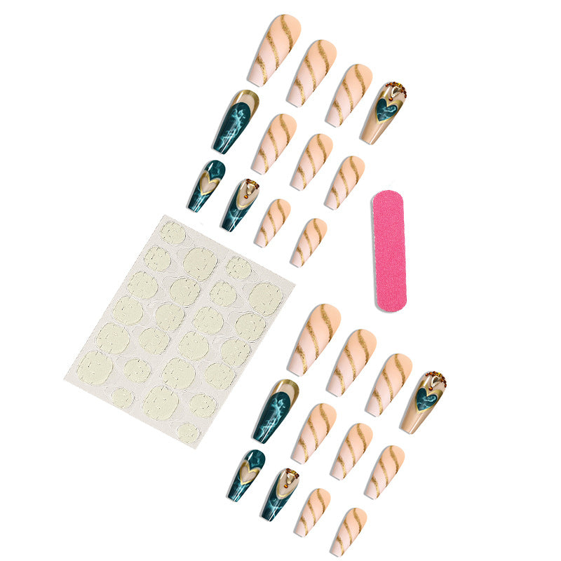 Butterfly Rhinestone Ballet Press-On Nails (24pcs)