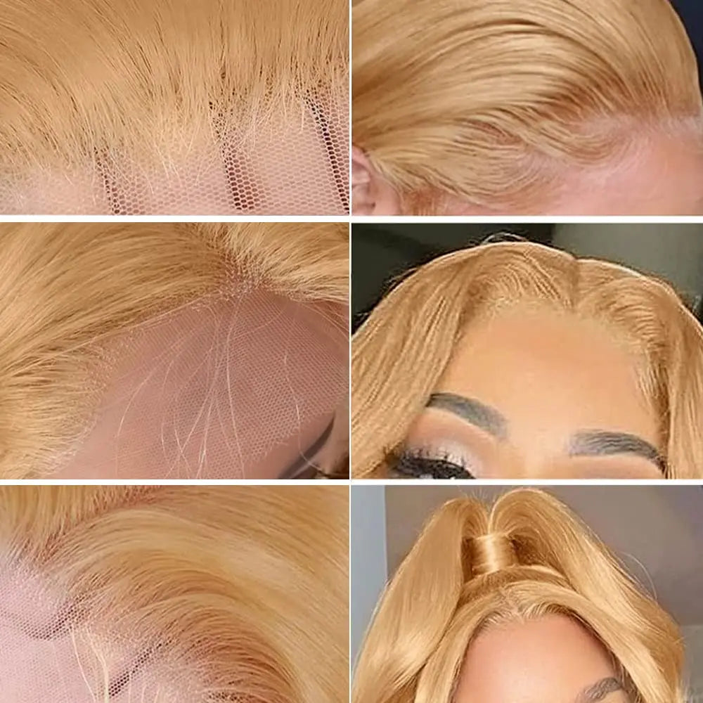 27 Honey Blonde Body Wave Wig - 13x4/13x6 HD Lace 180-250% Density