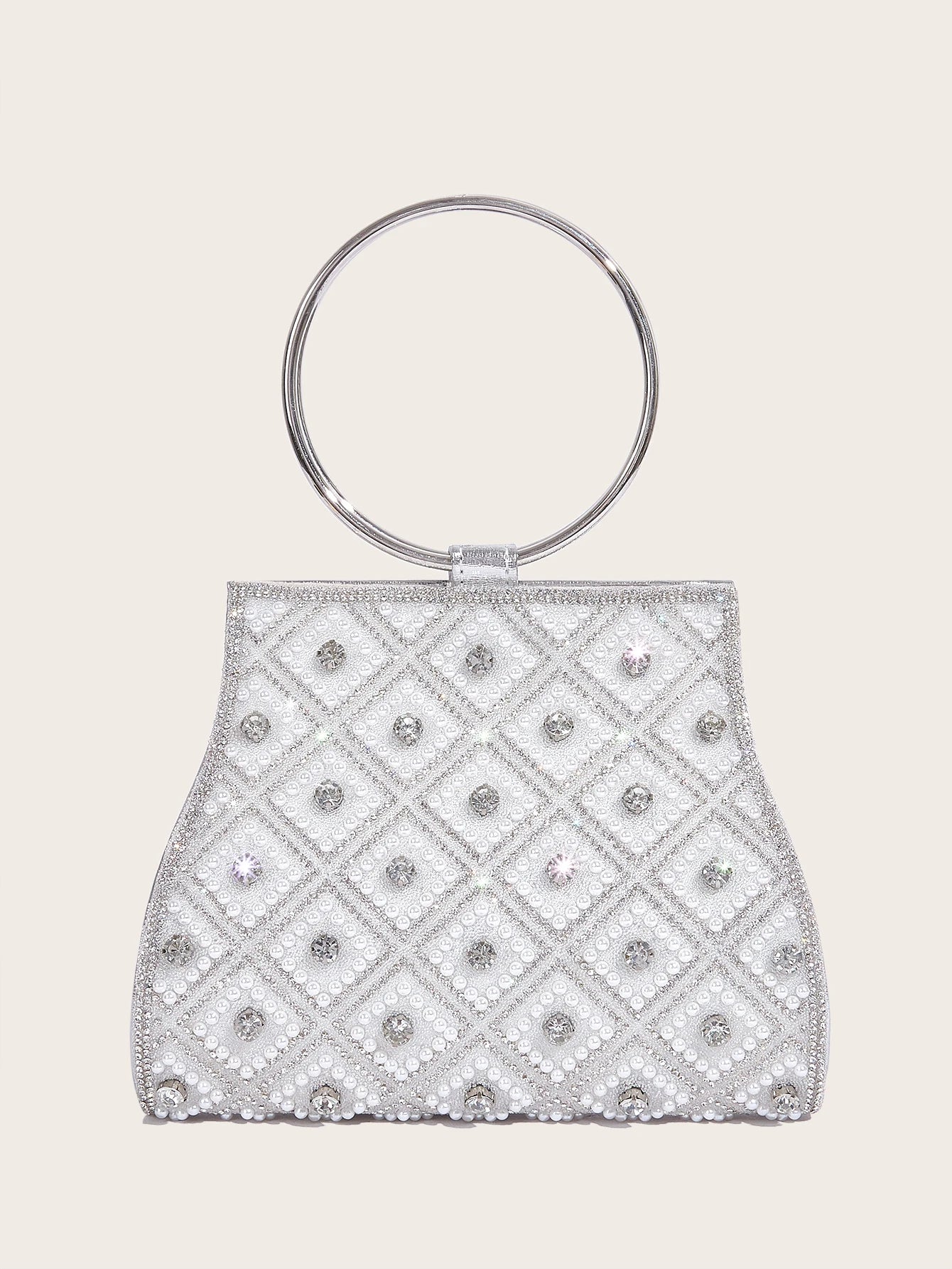 Diamond Rhinestone Evening Bag – Bridal Stone Clutch Purse