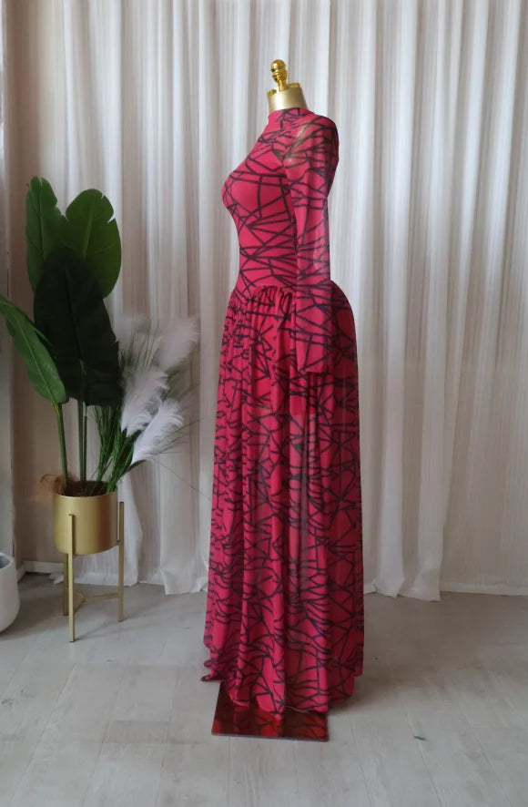 Printed Maxi Dress