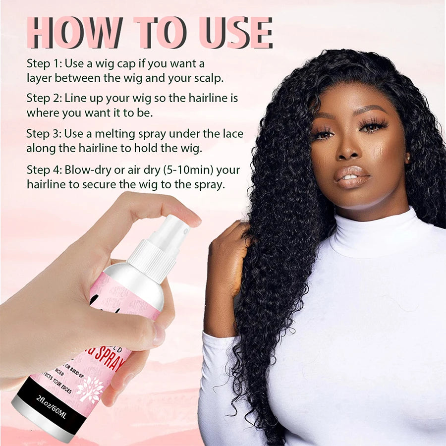 Wig Installation Kit – Melt Spray, Glue & Styling Tools