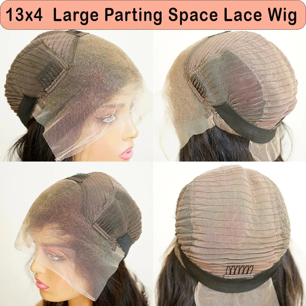 Lagos Hairline Bob Wig - Bone Straight 13x4 Lace Glueless 200-300% Density