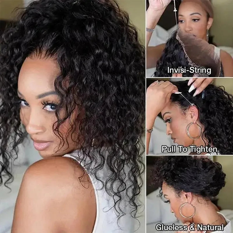 360 HD Full Lace Curly Wig - 100% Human Hair