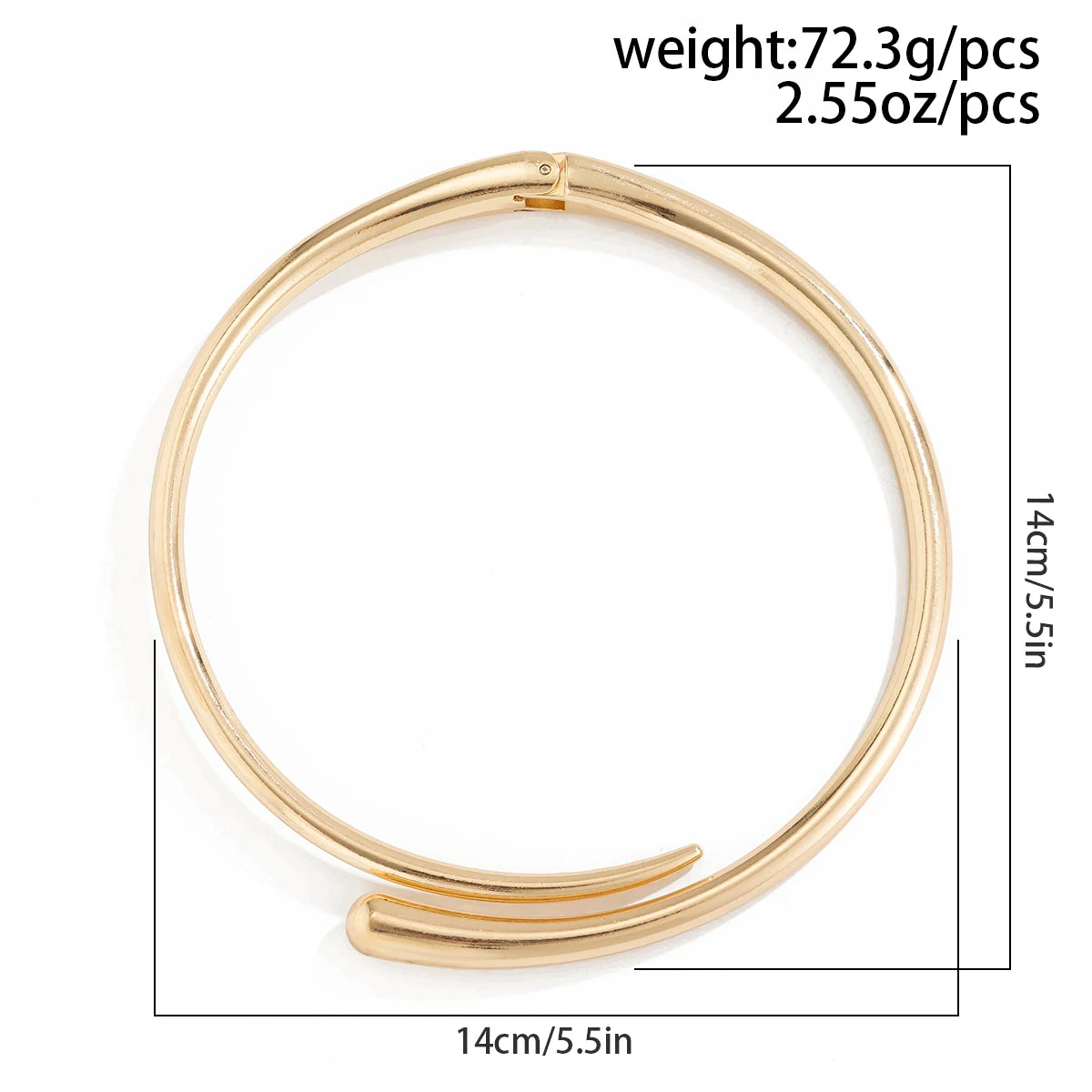 Punk Water Drop Bridal Set – Torques Choker, Cuff Bangle & Adjustable Rings