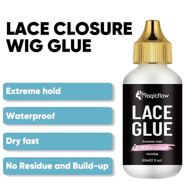 Luxe Waterproof Wig Lace Glue – Strong Hold Invisible Adhesive