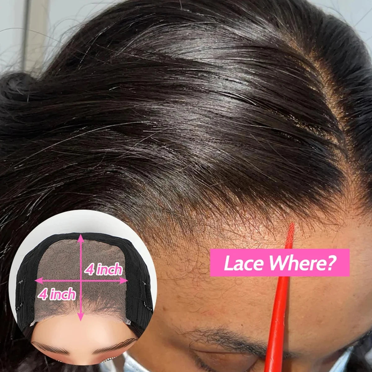 Straight Bob Wig - Glueless 4x4 Lace