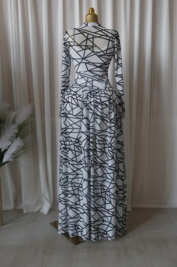 Printed Maxi Dress