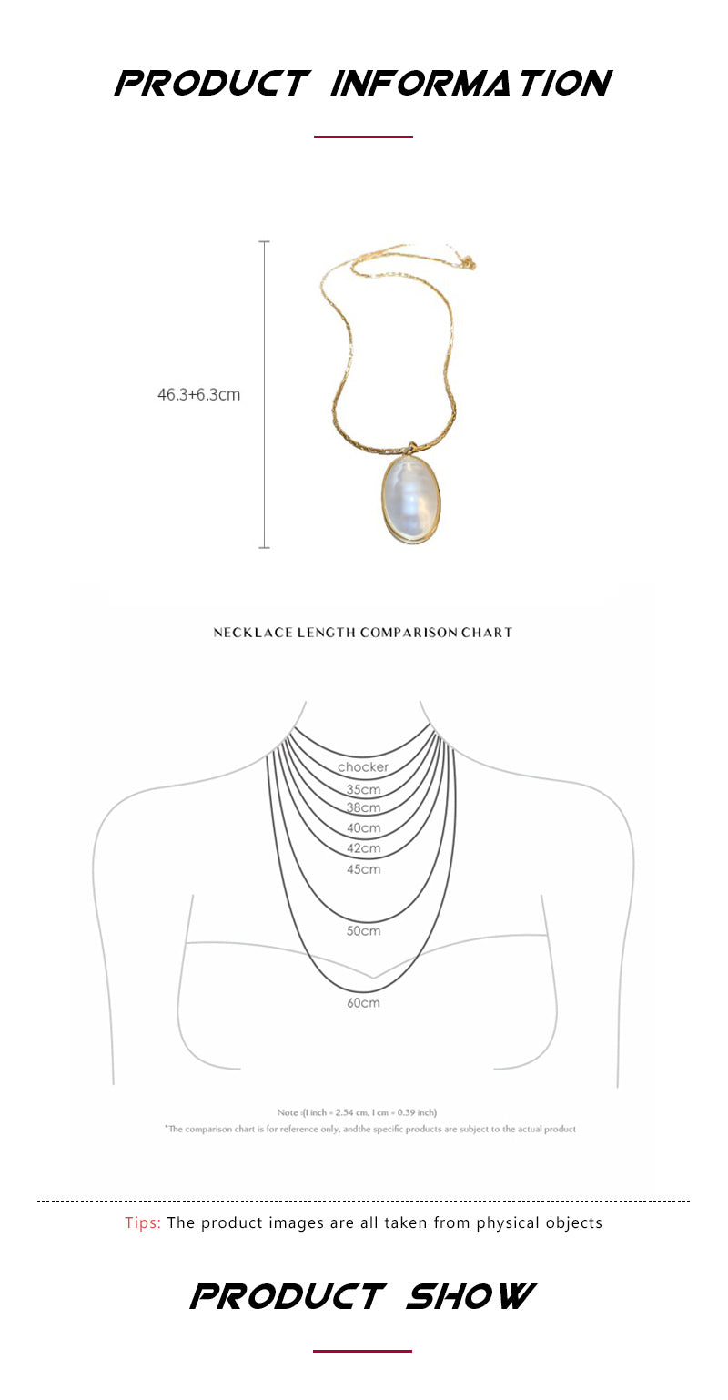 Oval Pearl Necklace & Stud Earring Set – French Luxury Wedding Jewellery