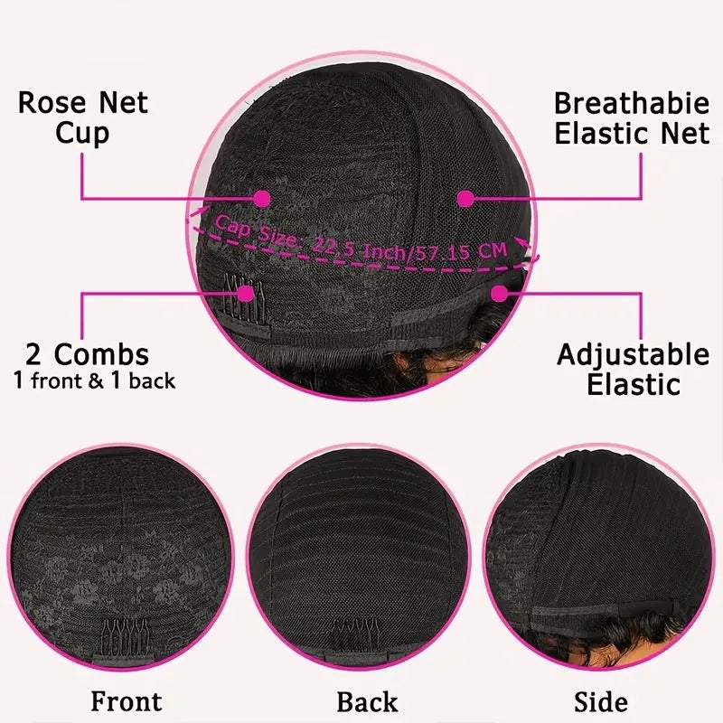 Curly Pixie Cut Wig - Bold & Beautiful Human Hair