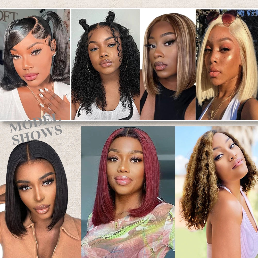 Glueless Ready-to-Wear Bob Wig - Human Hair