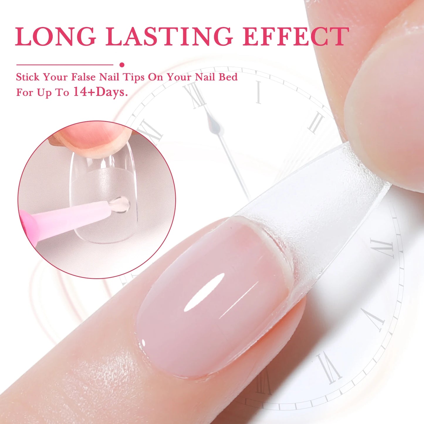 Press-On Nail Glue Kit (14 Tubes)