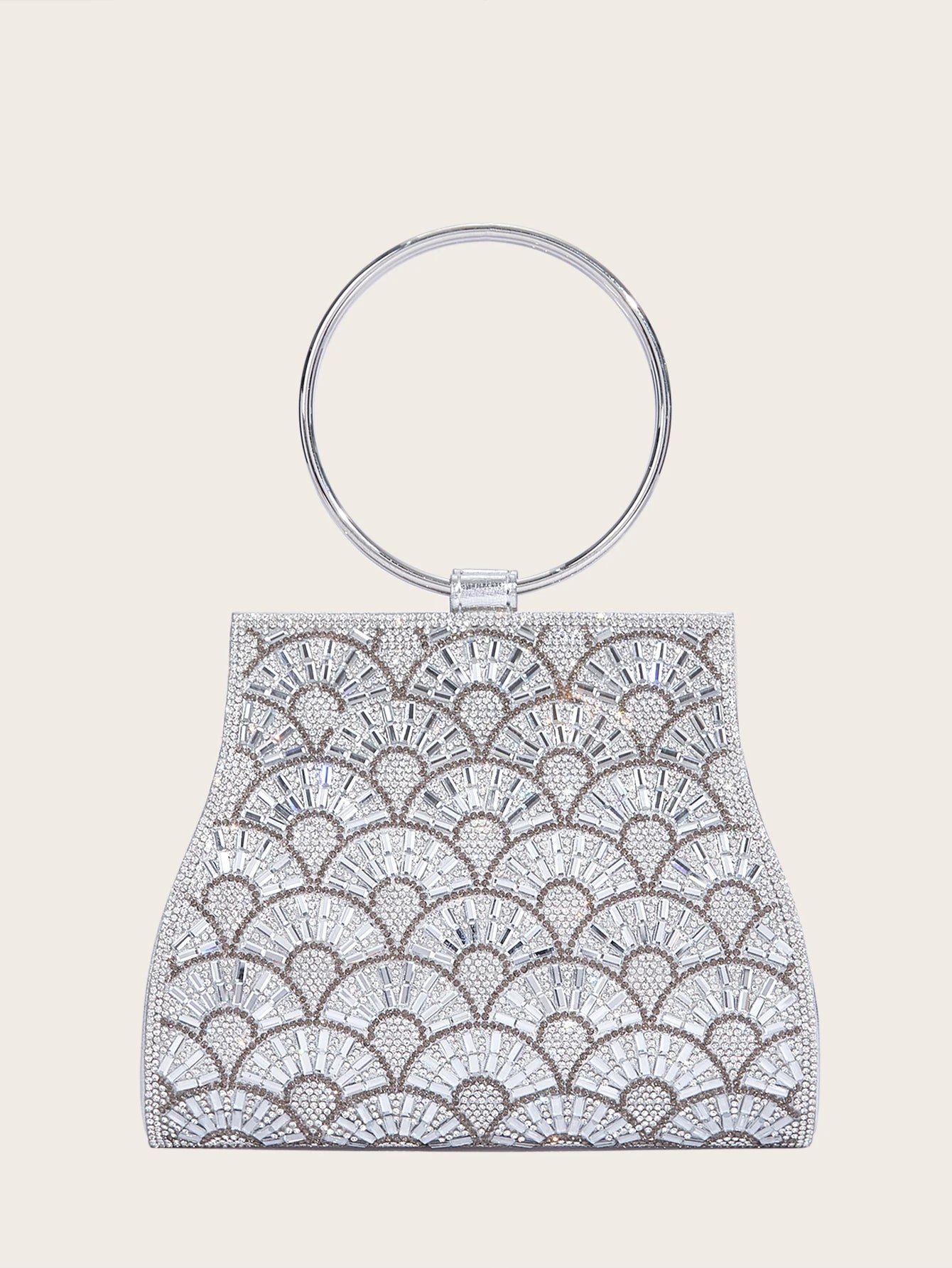 Diamond Rhinestone Evening Bag – Bridal Stone Clutch Purse