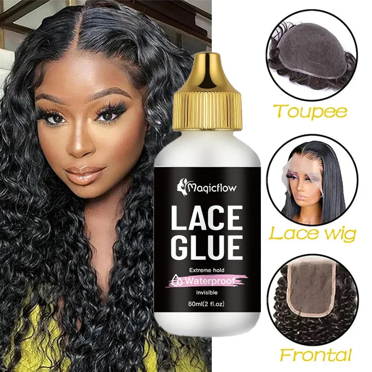 Luxe Waterproof Wig Lace Glue – Strong Hold Invisible Adhesive