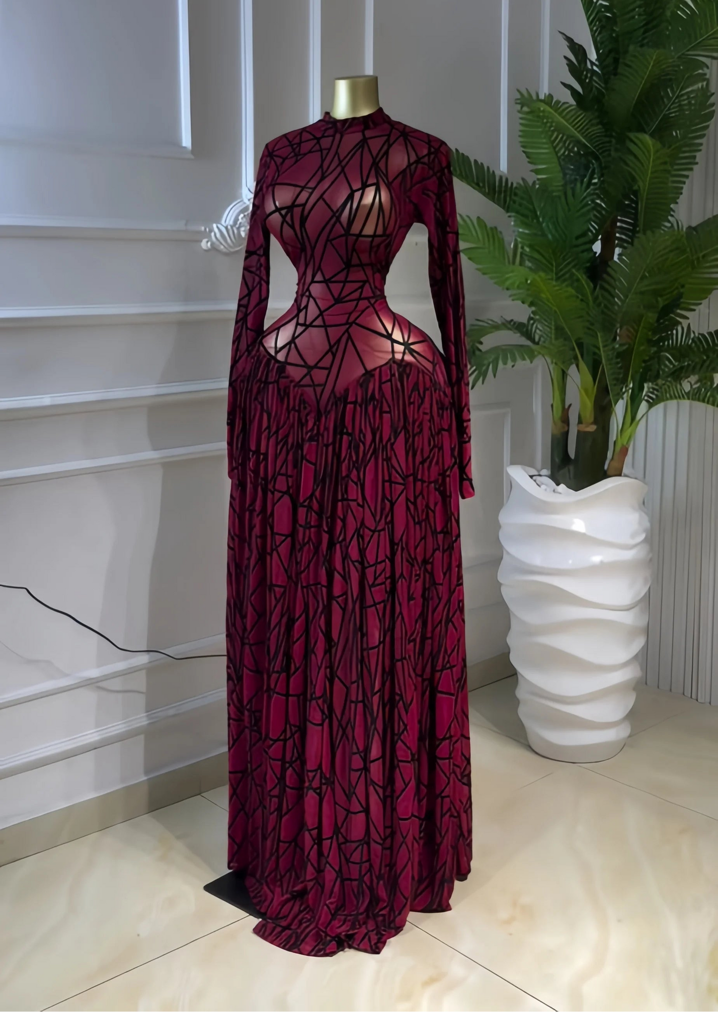 Printed Maxi Dress