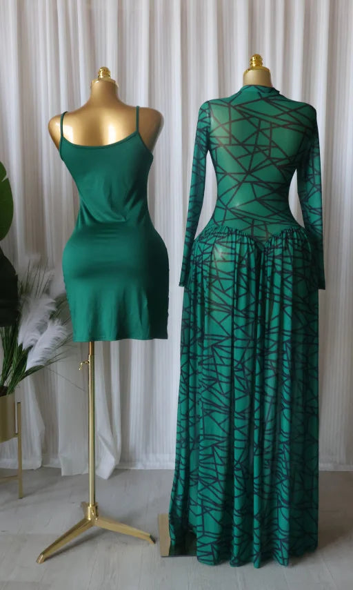 Printed Maxi Dress