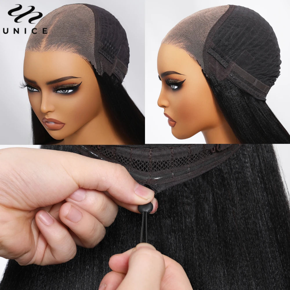 Yaki Straight Bob Wig - 7x5 & 13x4 Lace Pre Cut Glueless 150% Density