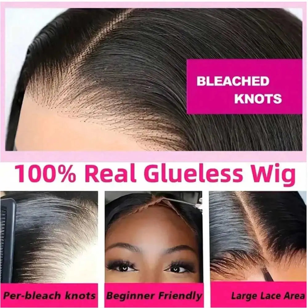40-42 Inch Bone Straight Wig - 13x4/13x6 HD Lace 220-250% Density