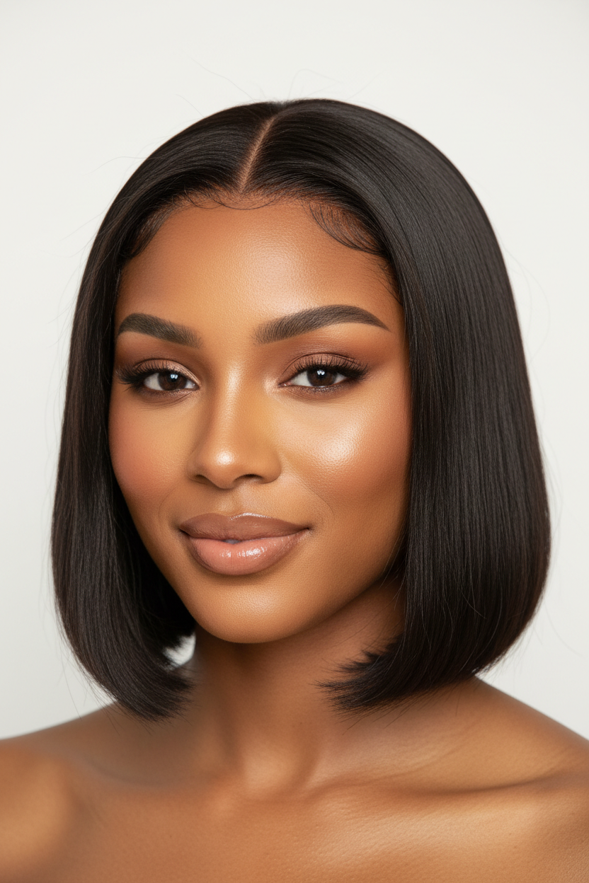 Close-up - Natural lace hairline