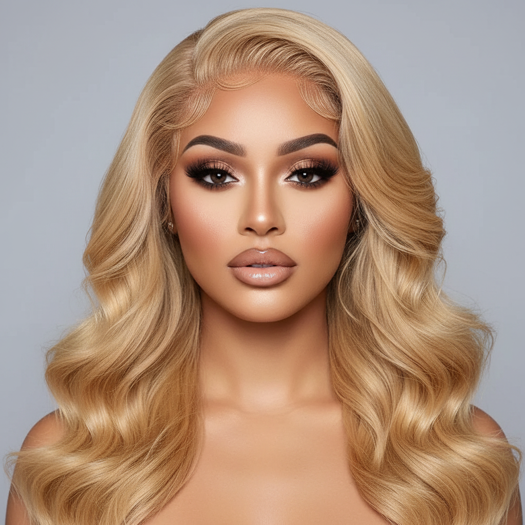 Wavy Honey Blonde 1